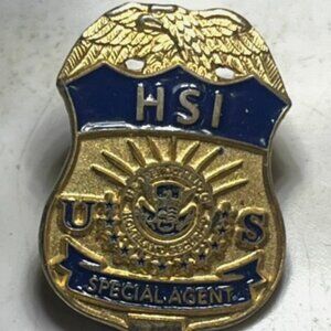 HSI Special Agent Mini Badge Lapel Pin